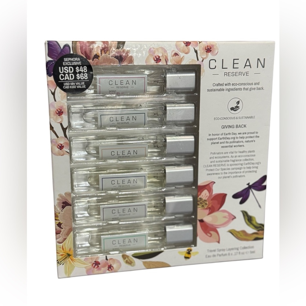 Clean Reserve Travel Spray Layering Collection New Sealed In Box